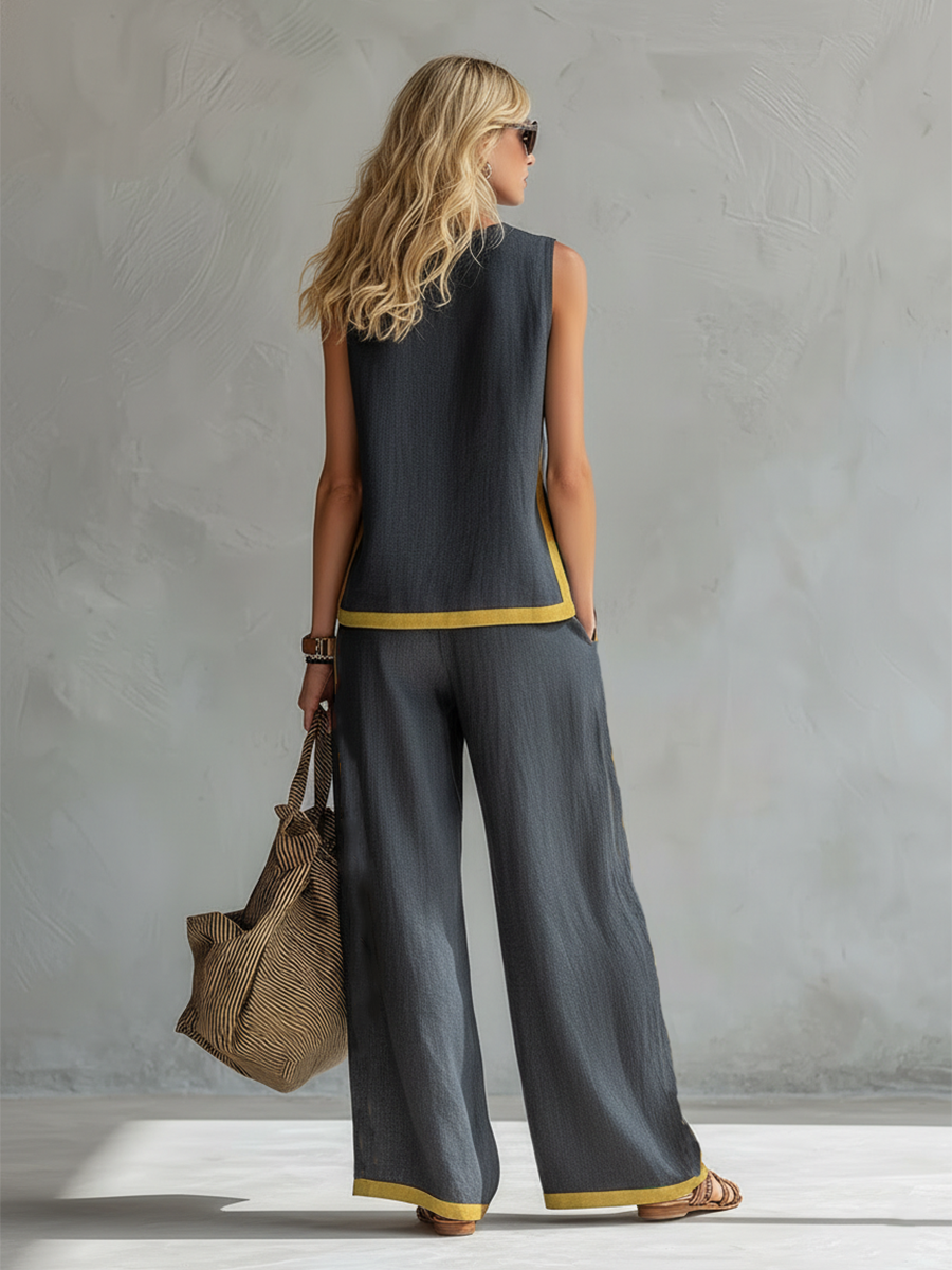 Schickes zweiteiliges Outfit-Set für Damen