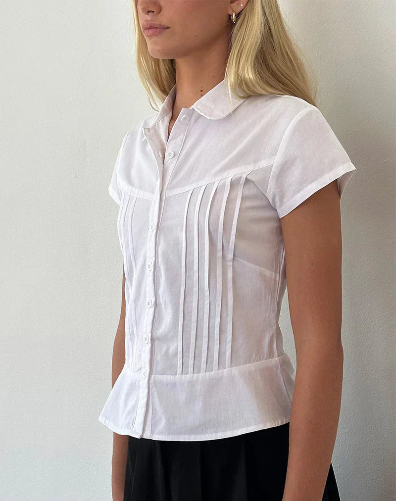 Elegante Damenbluse aus Satin