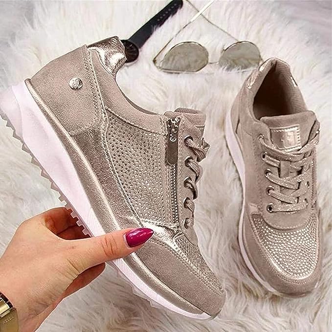 Bequeme orthopädische Sneaker mit Reißverschluss