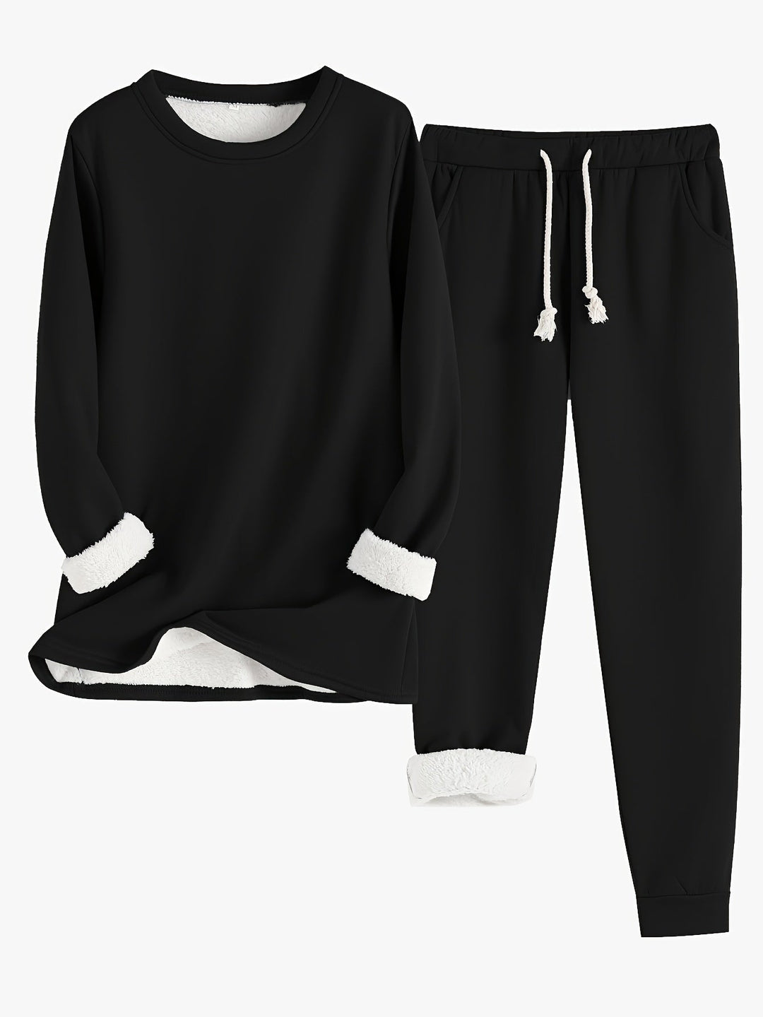 Gemütliches Strick-Loungewear-Set für entspannte Tage