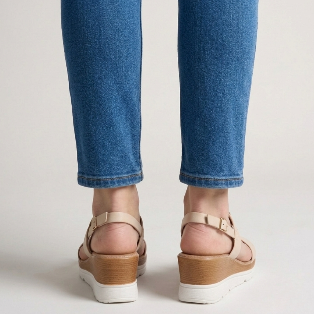 Modische Keilabsatz-Komfortsandalen für Damen