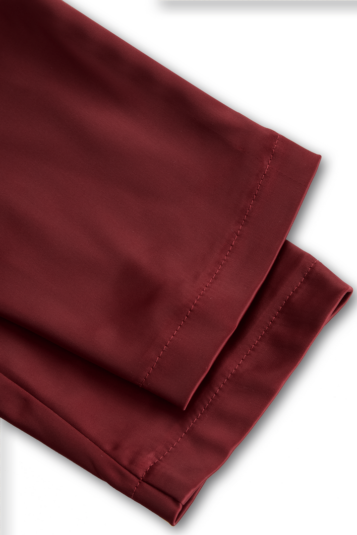 Vintage Satin Midi-Kleid mit drapiertem Kragen