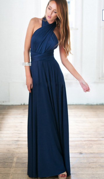 Multifunktionales Stretch-Midikleid