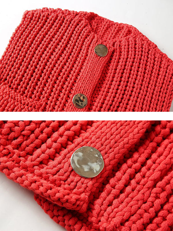 Damen Strickcardigan ärmellos kombiniert als lässiger Layering-Look