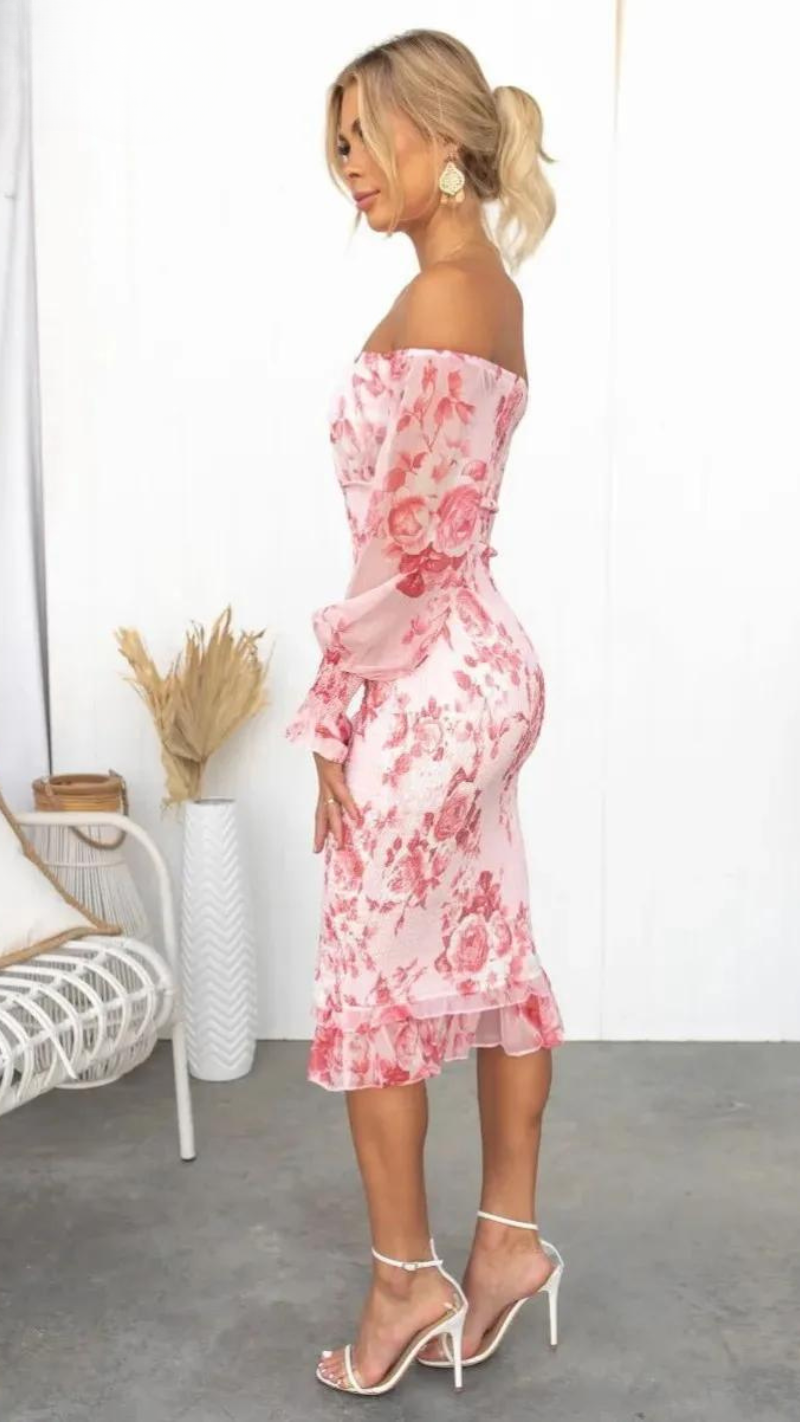 Luxuriöses Midikleid für Damen