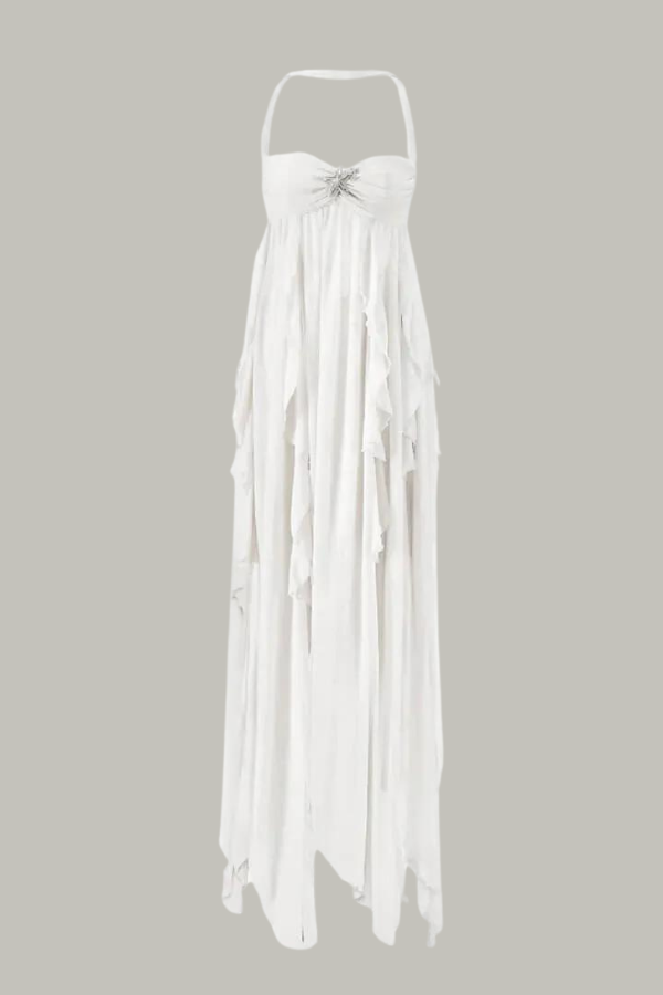 Elegantes fließendes Maxikleid für besondere Anlässe