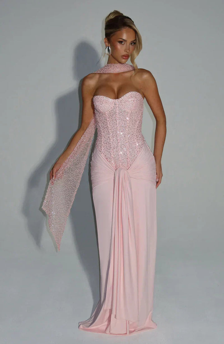 Damen Carina Ärmelloses Maxikleid