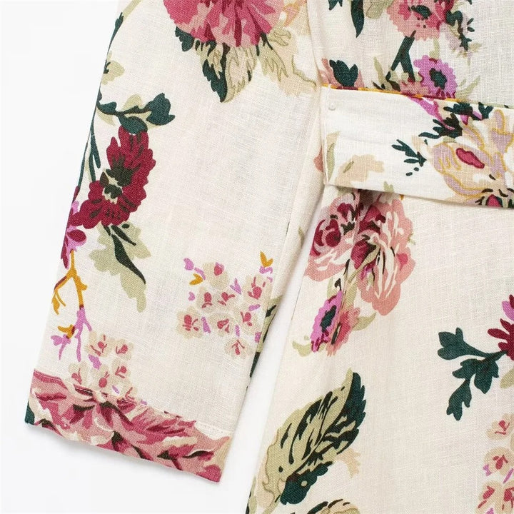 Vola® | Romantisches Maxikleid mit Blumenprint