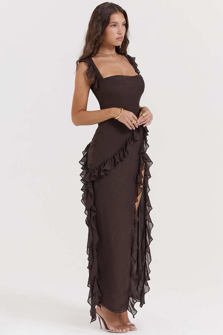 Damen-Maxikleid für feminine Looks zu besonderen Anlässen