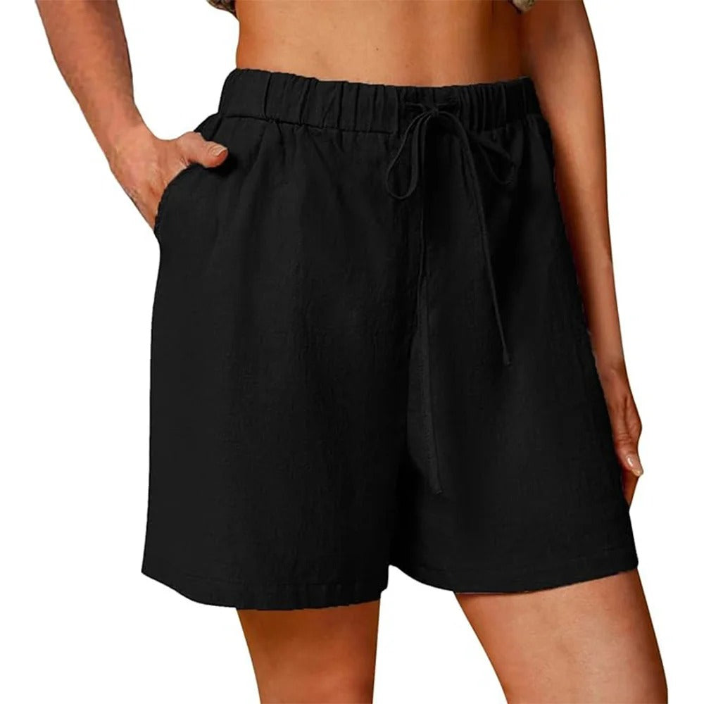 Vola® | Bequeme High-Waist-Shorts mit Kordelzug