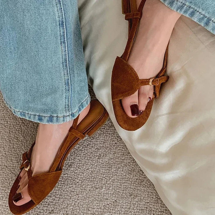 Lurenza® | Minimalistische Sommerriemchen-Sandalen