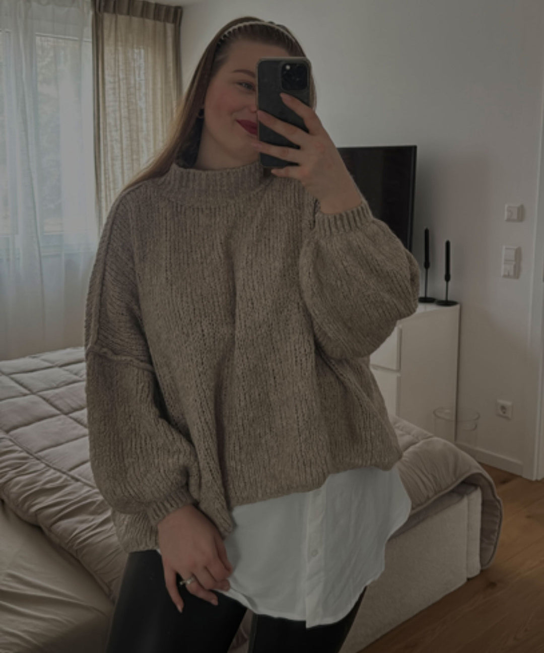 Eleganter weißer Rock