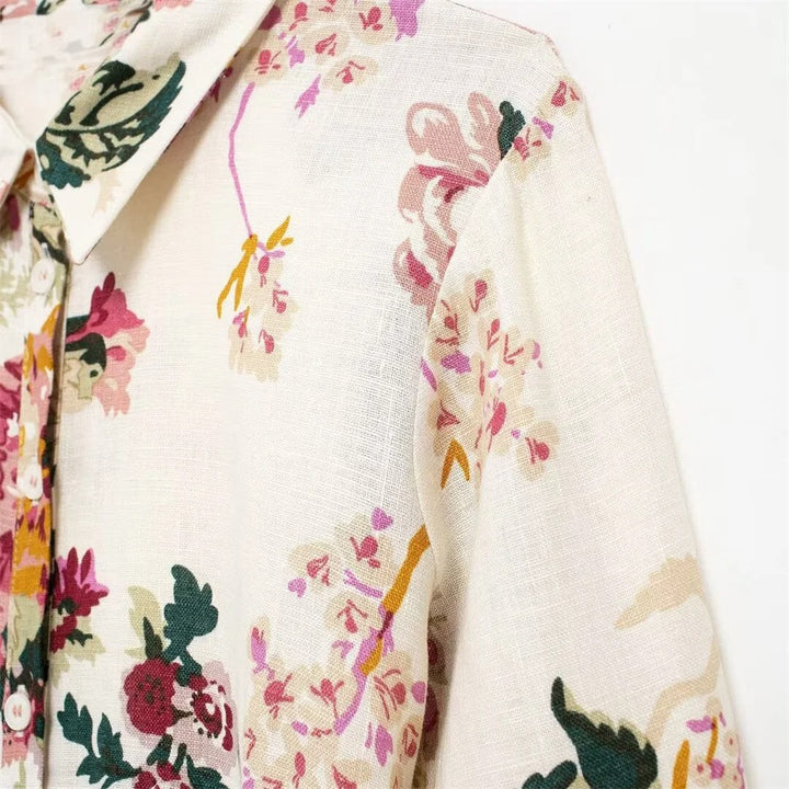 Vola® | Romantisches Maxikleid mit Blumenprint