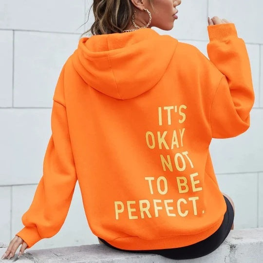 Detailansicht der Kapuze am Damen-Hoodie