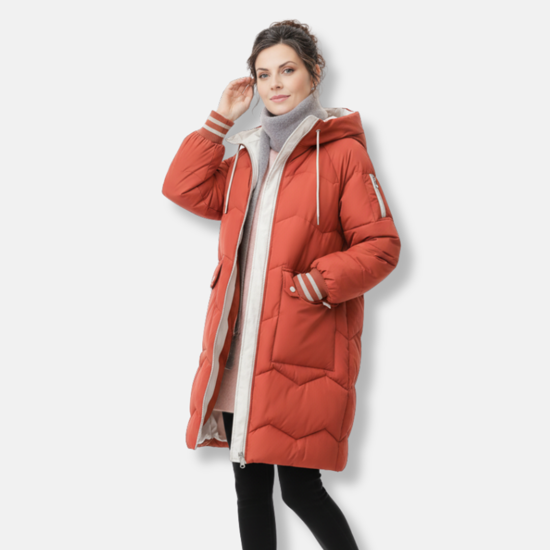 Gemütlicher Kapuzen-Winterparka für Damen