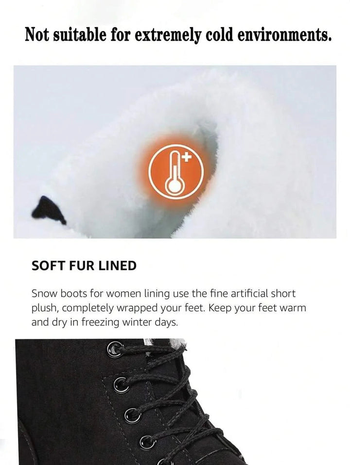 Leichte warme Damen-Winterstiefel