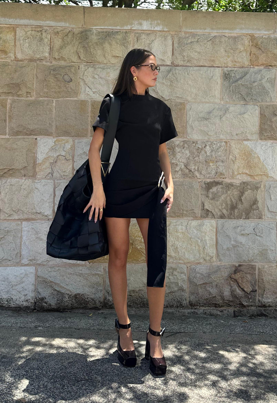 Satin Slip Martini Minikleid
