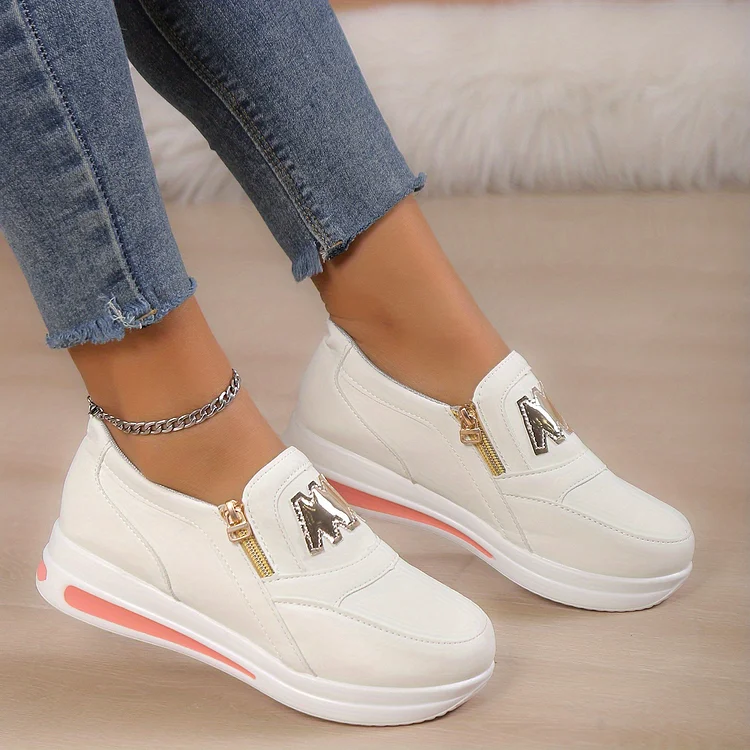 Comfortable orthopedic platform slip-on shoes for women 