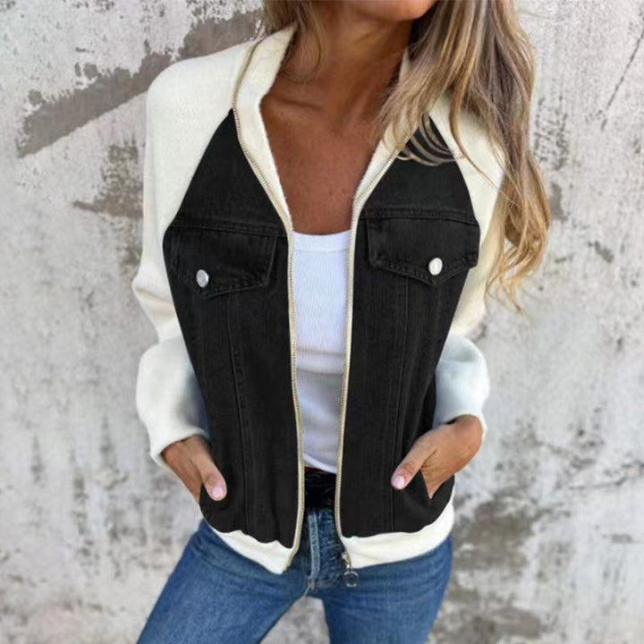 Klassische Freizeit-Damen-Jeansjacke