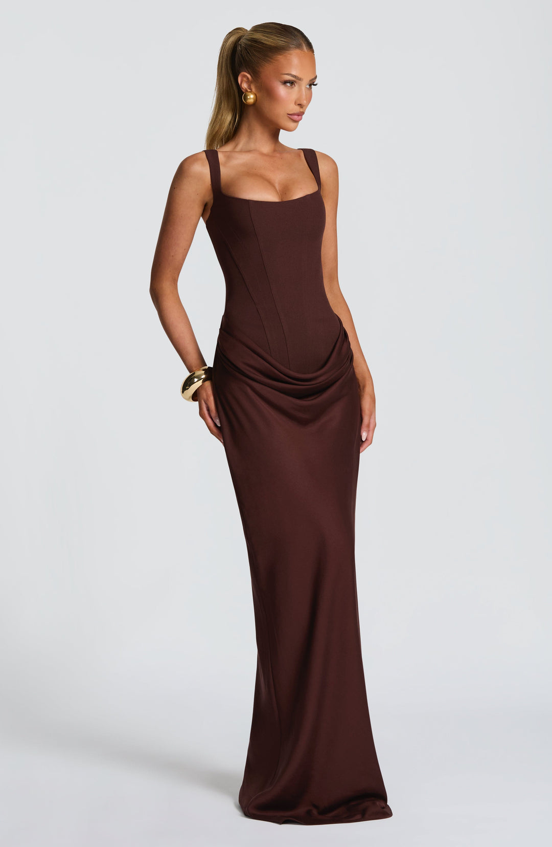 Damen Cornelia Ärmelloses Maxikleid