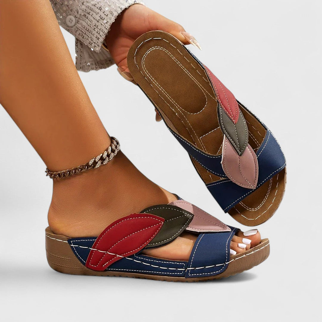 Orthopädische Schlupfsandalen mit gepolstertem Komfort