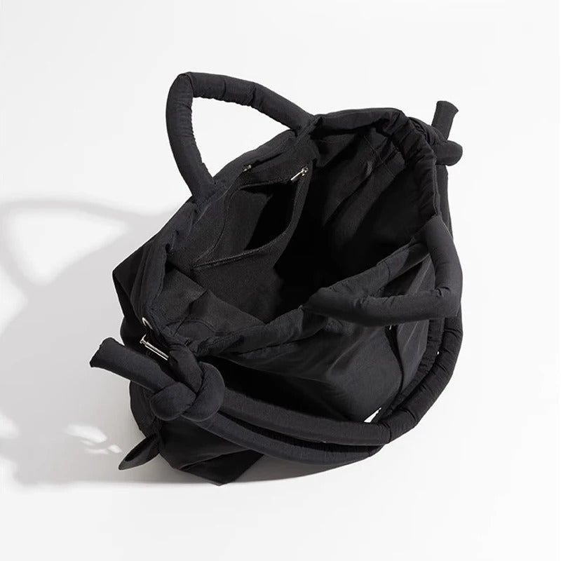 Helviora® | Gepolsterte Tragetasche mit Knoten-Details