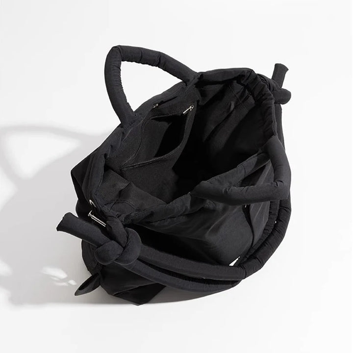 Helviora® | Gepolsterte Tragetasche mit Knoten-Details