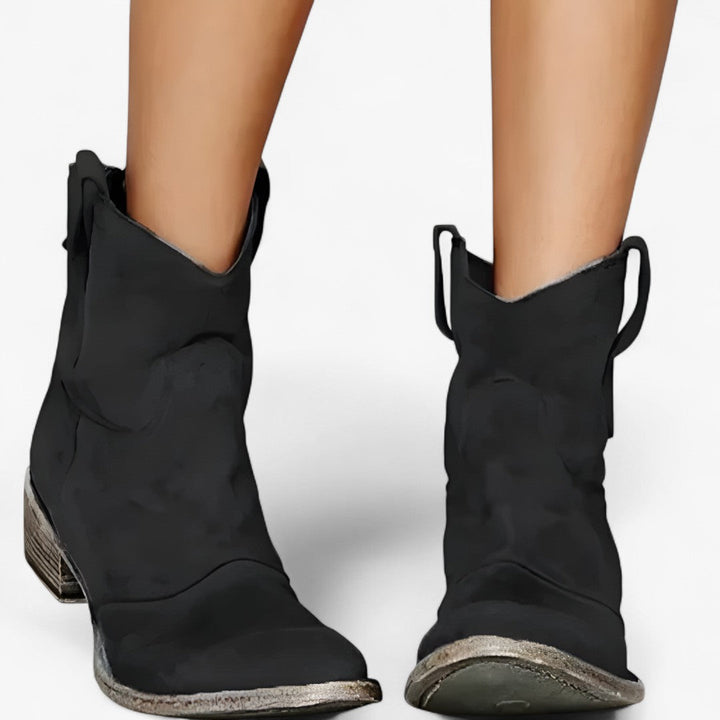 Western-Stiefel im Wildleder-Look für den Alltagstil