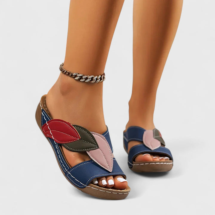 Orthopädische Schlupfsandalen mit gepolstertem Komfort