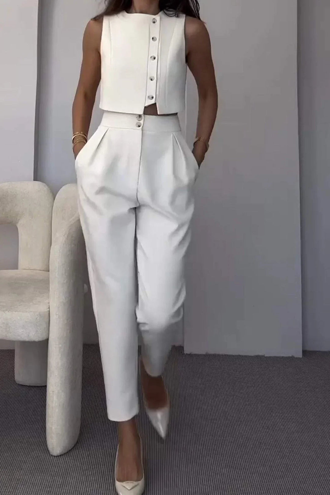 Eleganter Maßgeschneiderter Blazer für Modernen Schicken Stil