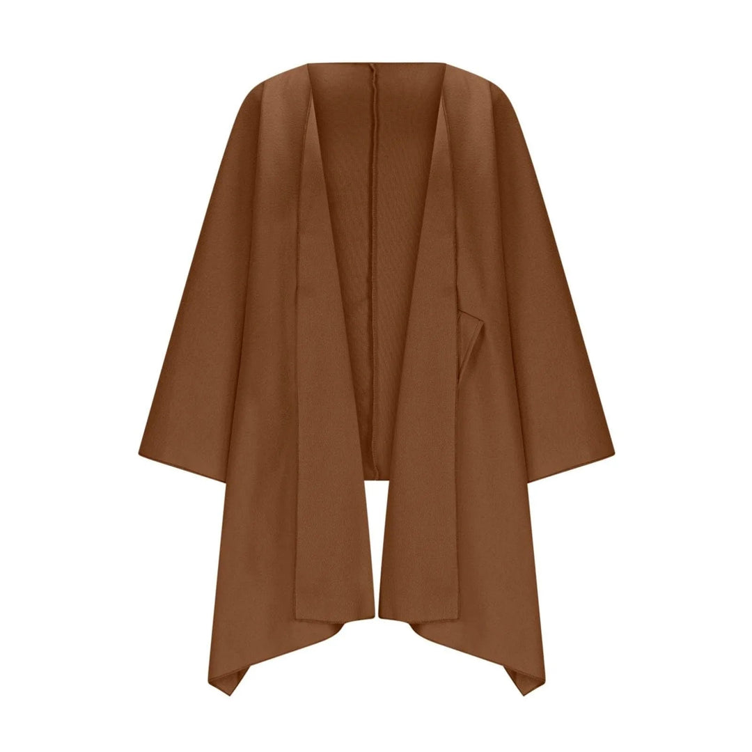 Gemütlicher Strick-Longcardigan mit Fledermausärmeln