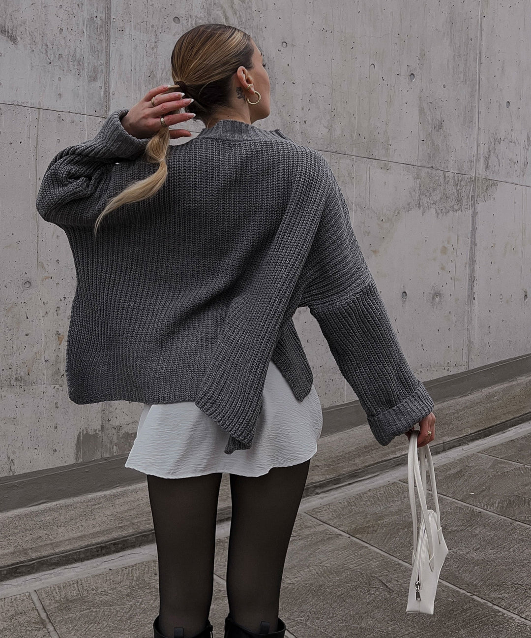 Eleganter weißer Rock