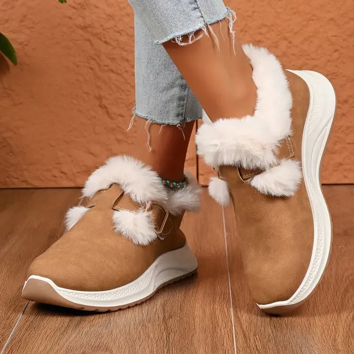 Gemütliche wasserdichte Winter-Schneestiefel für Damen