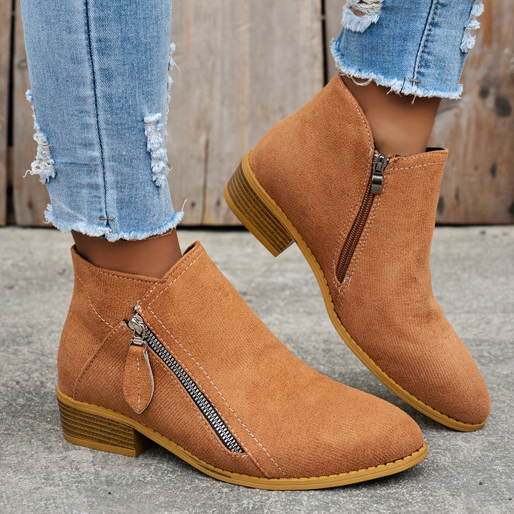 Schicke Leder-Stiefeletten für den Alltagstil