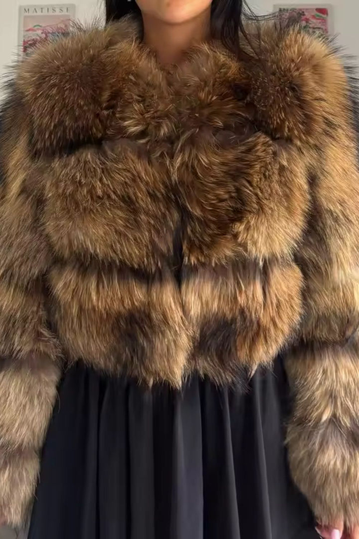 Schicker Bubble-Minikurzmantel für gemütliche, stilvolle Lagenlooks