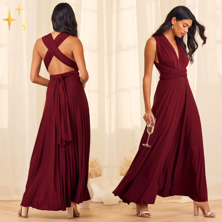 Multifunktionales Stretch-Midikleid