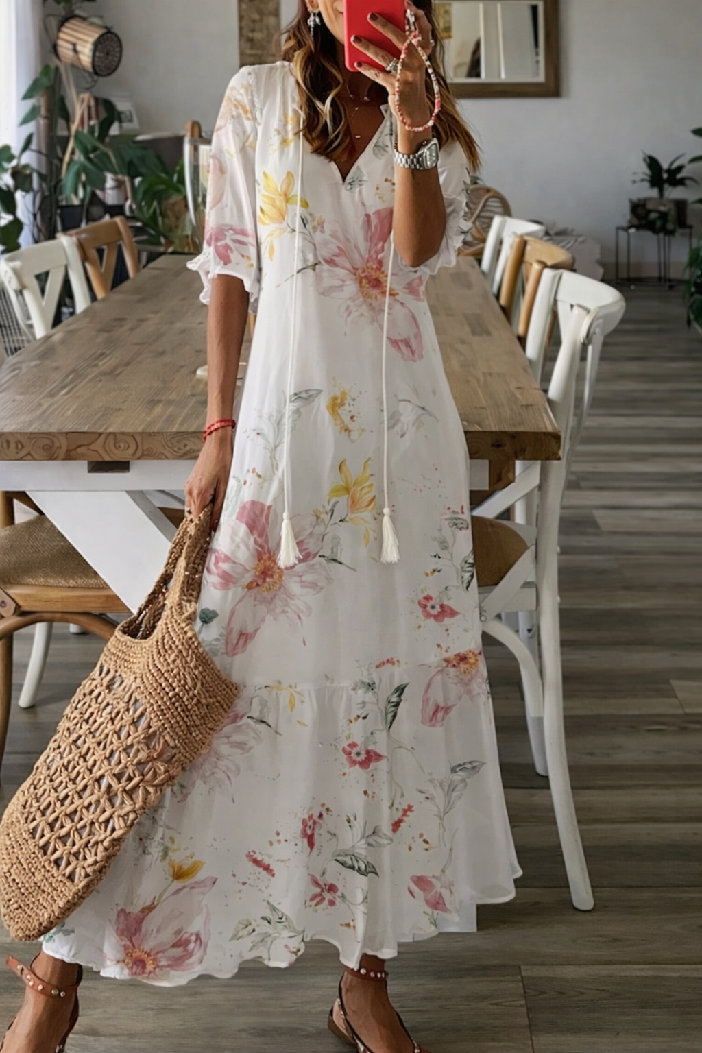 Elegantes ärmelloses Maxikleid für Damen