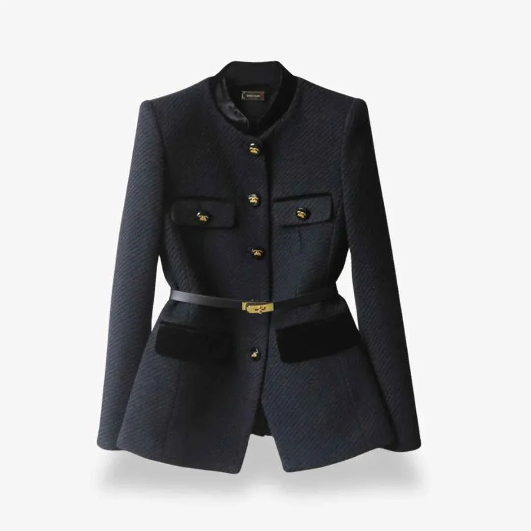 Maßgeschneiderter Tweed-Blazer für einen schicken Büro-Look