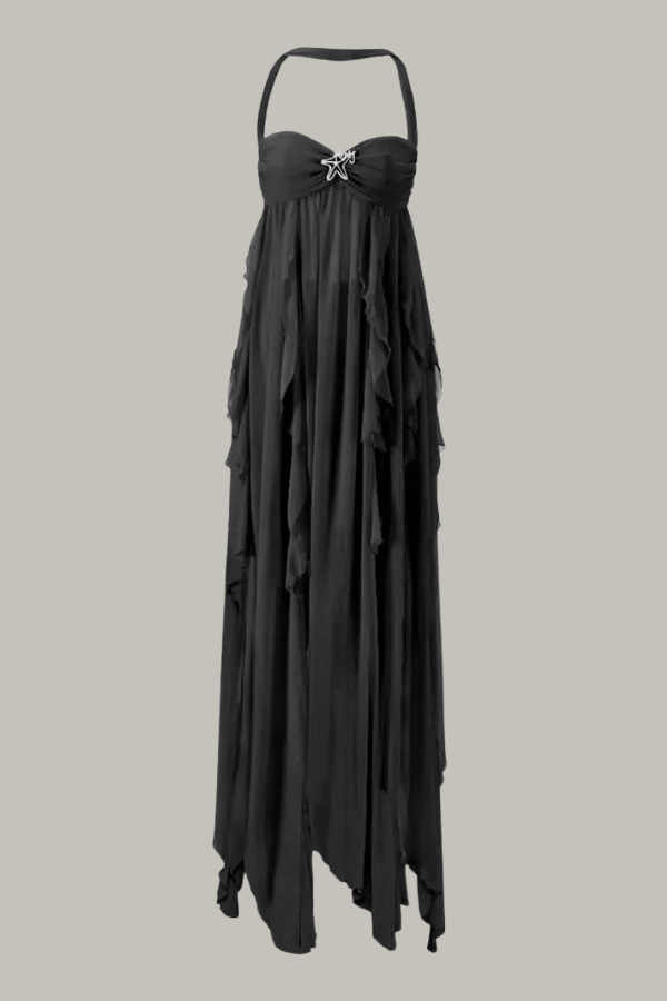 Elegantes fließendes Maxikleid für besondere Anlässe