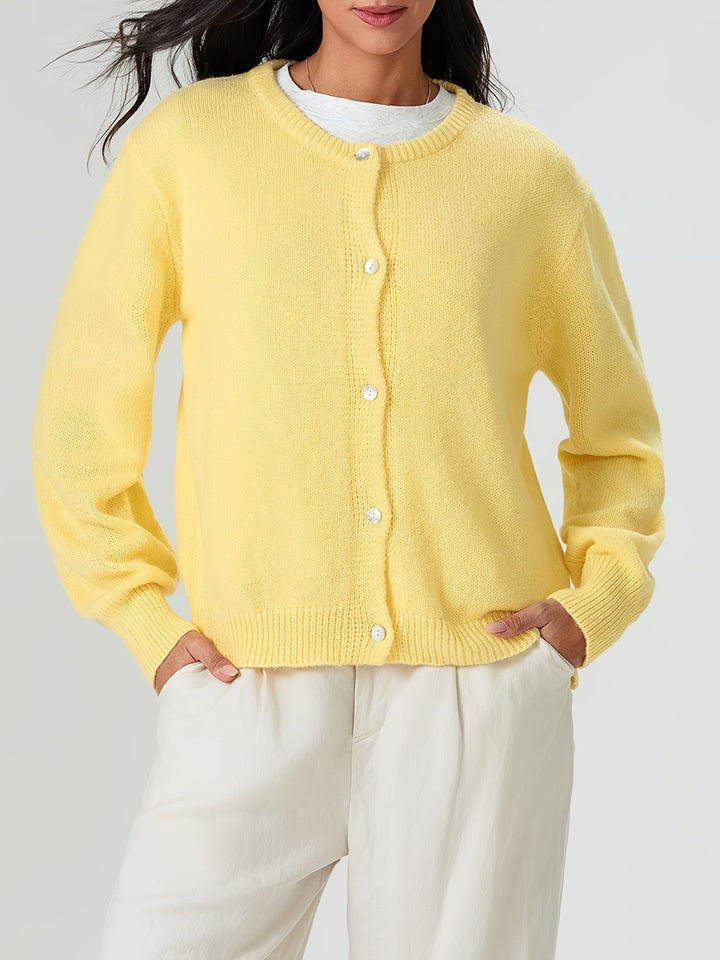 Weicher Kaschmir-Strickcardigan