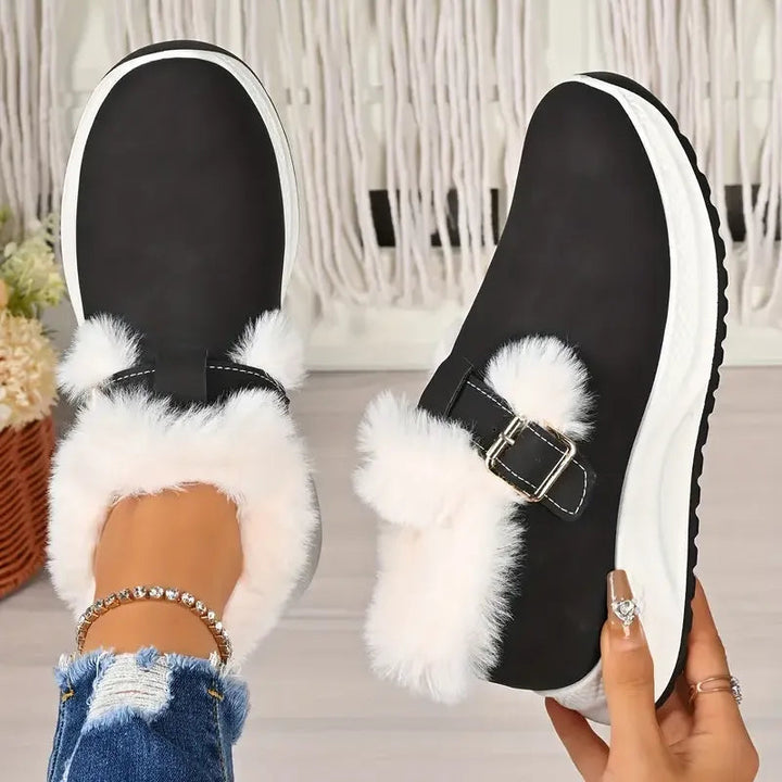 Gemütliche wasserdichte Winter-Schneestiefel für Damen