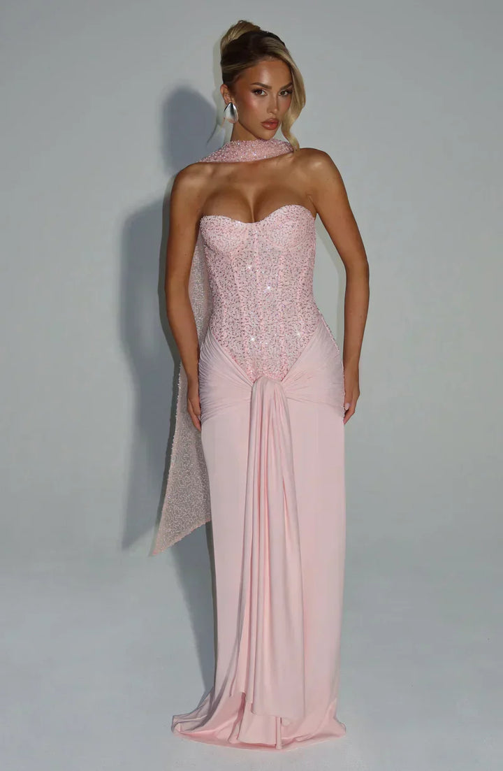 Damen Carina Ärmelloses Maxikleid