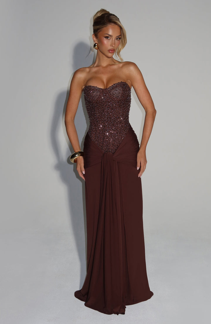 Damen Carina Ärmelloses Maxikleid