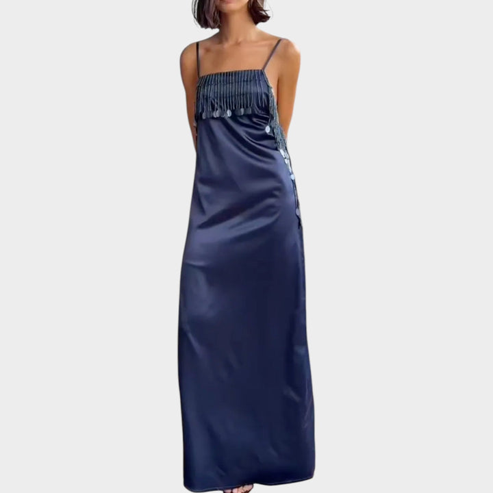 Müheloses Slip-Midikleid für Damen