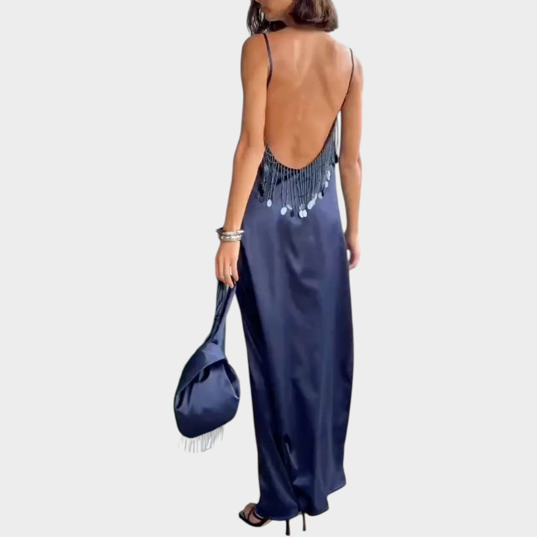 Müheloses Slip-Midikleid für Damen
