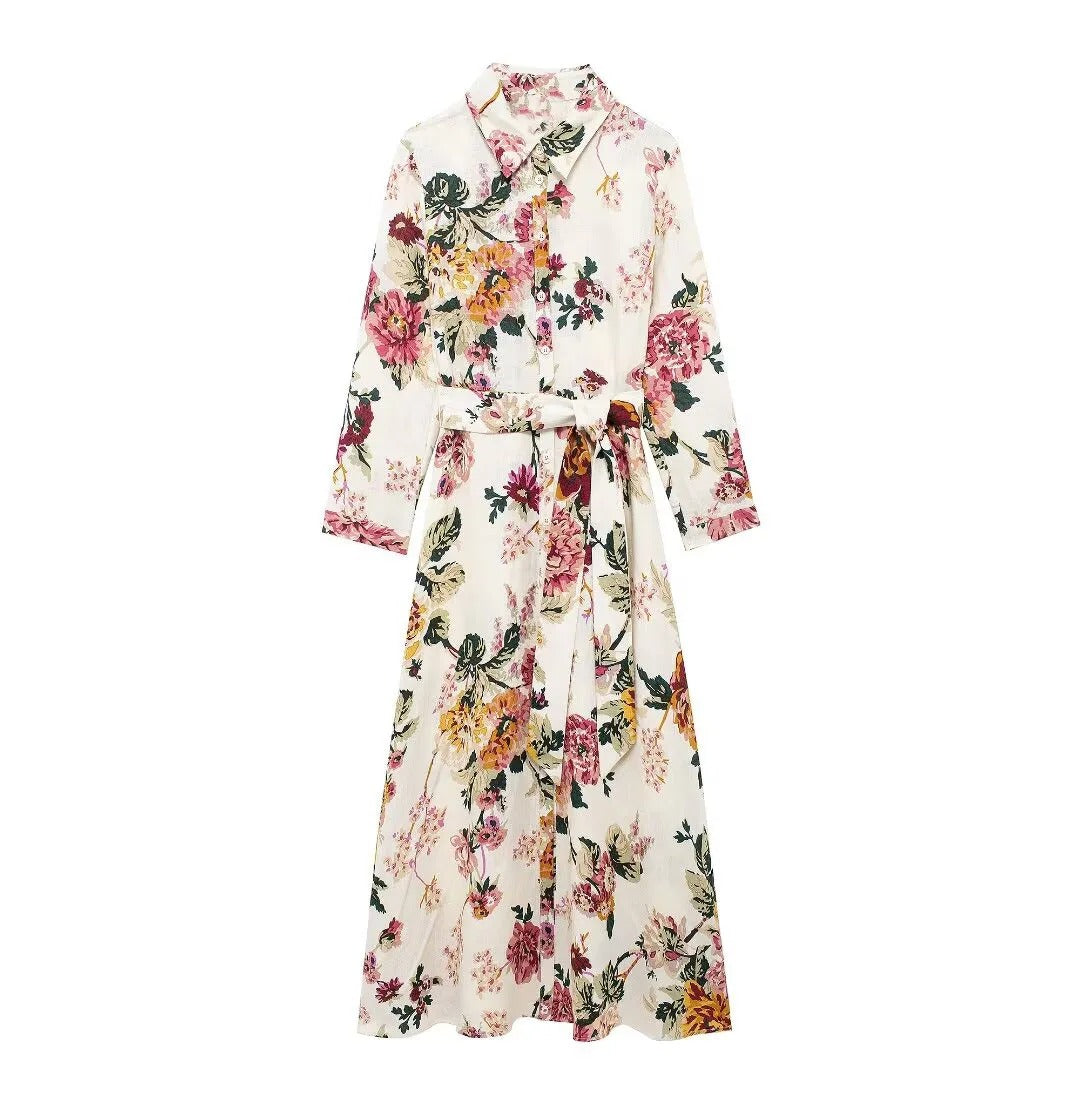 Vola® | Romantisches Maxikleid mit Blumenprint