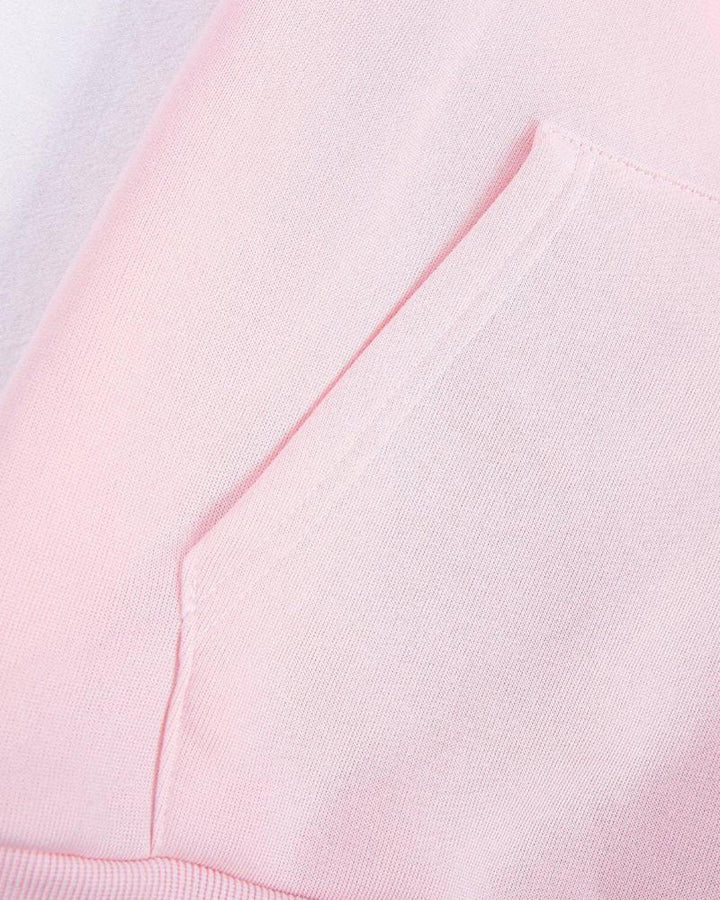 Gemütlicher pinker Hoodie mit Kängurutaschen für Damen