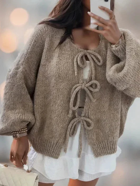 Gemütlicher weicher Strickcardigan für den lässigen Alltagslook