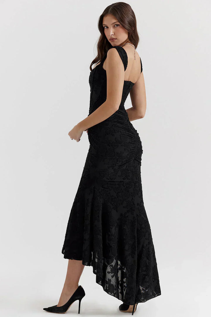 Eleganter Sommer-Look mit langem Damen Maxikleid in leichter Qualität