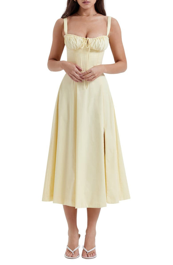 Florales Bustier-Bauchformer Bodycon-Kleid